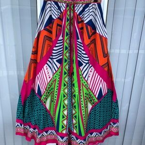 Flying Tomato Colorful Maxi Skirt